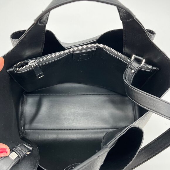 DKNY Black Multi-Strap Willa Satchel Bag - Picture 10 of 10